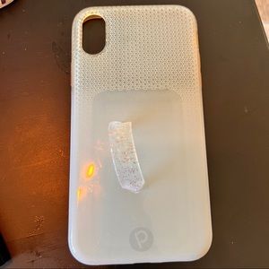 Loopy Clear/White Ombré Case for iPhone XR